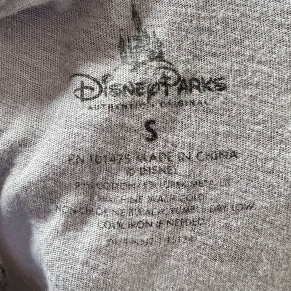 Disney Parks Grey Mickey Mouse Minnie Mouse T-Shirt Women's Size Small S - Picture 5 of 6
